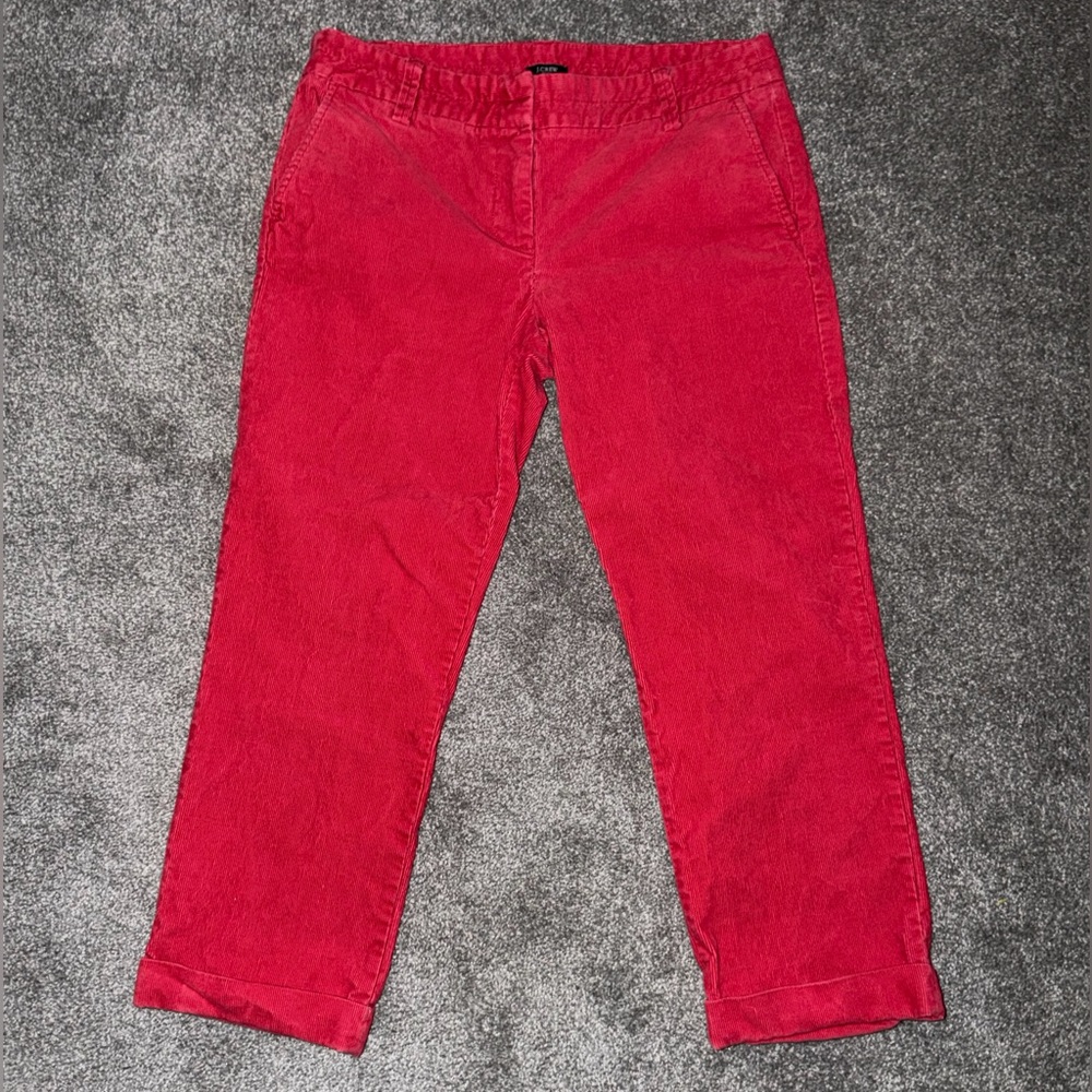 Women’s J Crew Stretch City Fit Corduroy Style Pants - Picture 2 of 5
